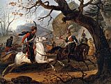 Napoleonic battle in the Alps by Horace Vernet